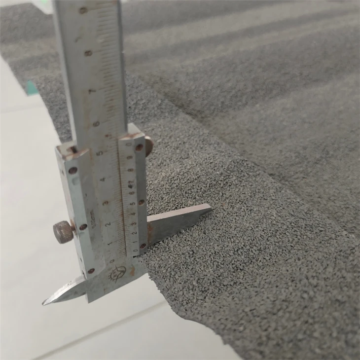Colorful stone chip coated steel roof tile wholesale_